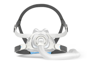 Vorderansicht einer ResMed CPAP-Maske